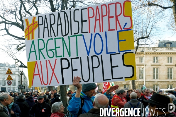 Manifestation des retraités pour leur pouvoir d achat