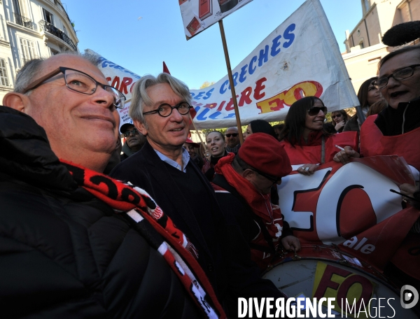 Manif unitaire a marseille