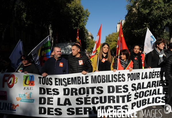 Manif unitaire a marseille