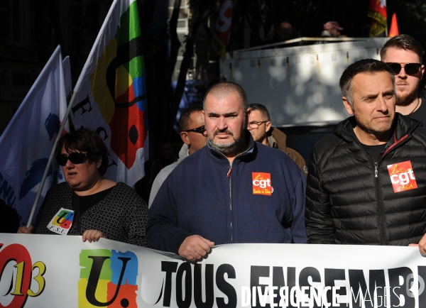 Manif unitaire a marseille