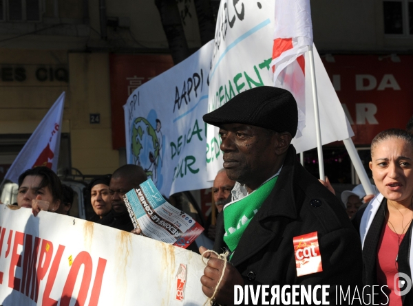 Manif unitaire a marseille