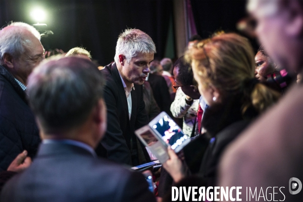 Réunion publique de Laurent Wauquiez à Asnières