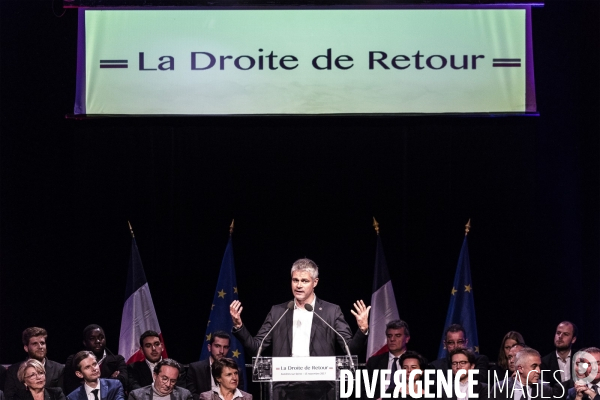 Réunion publique de Laurent Wauquiez à Asnières