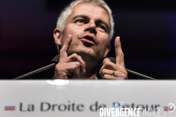 Réunion publique de Laurent Wauquiez à Asnières