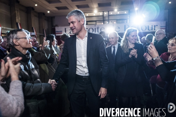 Réunion publique de Laurent Wauquiez à Asnières