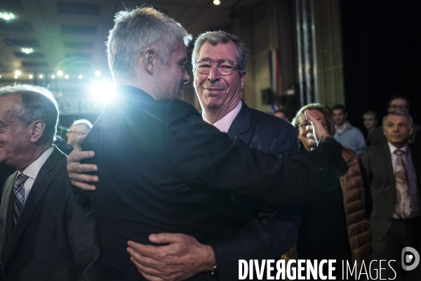 Réunion publique de Laurent Wauquiez à Asnières