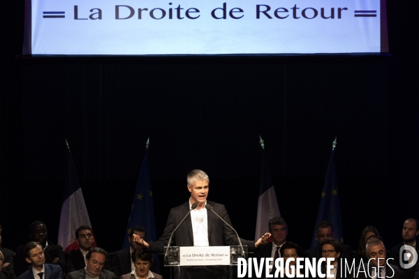 Réunion publique de Laurent Wauquiez à Asnières