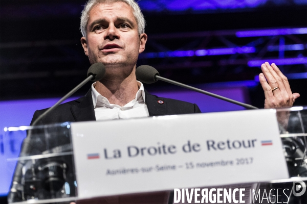 Réunion publique de Laurent Wauquiez à Asnières