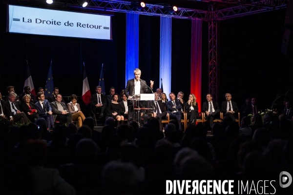 Réunion publique de Laurent Wauquiez à Asnières