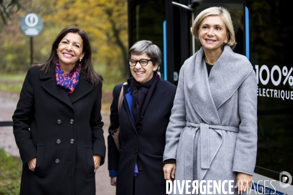 Une nouvelle navette électrique autonome sans chauffeur au bois de Vincennes.