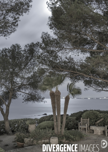 Littoral, paysages marin en automne.