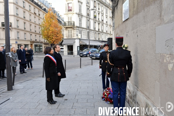 Ceremonies de commemoration des attentats du 13 novembre 2015