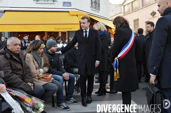 Ceremonies de commemoration des attentats du 13 novembre 2015