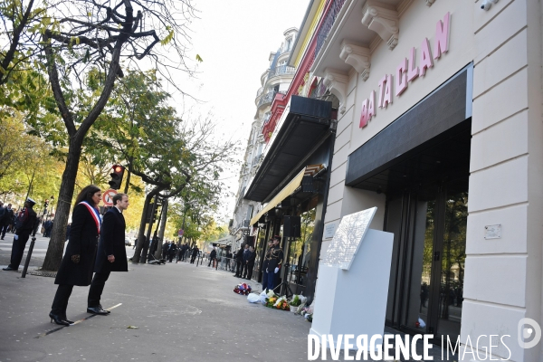 Ceremonies de commemoration des attentats du 13 novembre 2015