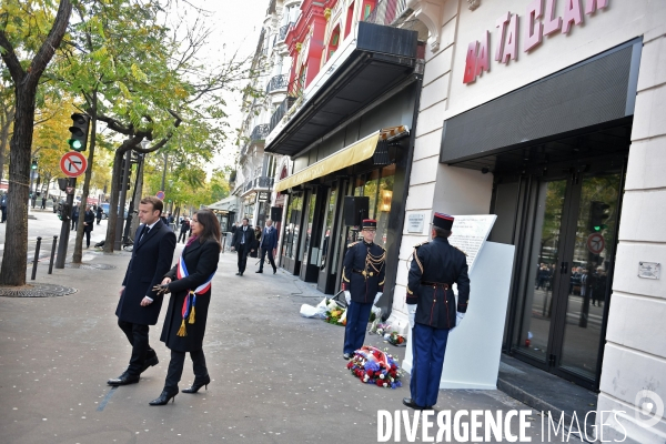 Ceremonies de commemoration des attentats du 13 novembre 2015