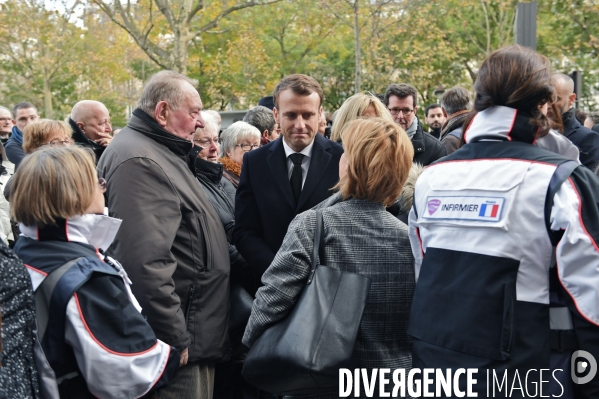 Ceremonies de commemoration des attentats du 13 novembre 2015