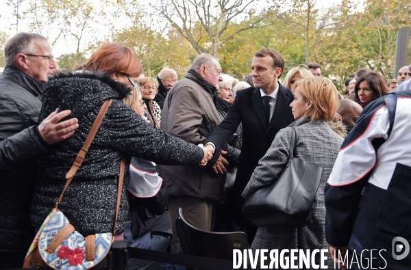 Ceremonies de commemoration des attentats du 13 novembre 2015