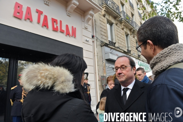 Ceremonies de commemoration des attentats du 13 novembre 2015