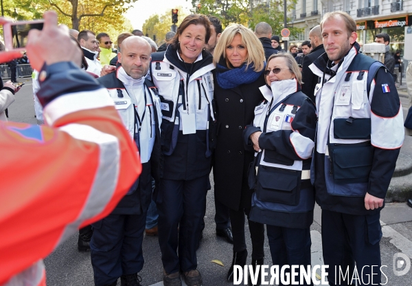 Ceremonies de commemoration des attentats du 13 novembre 2015