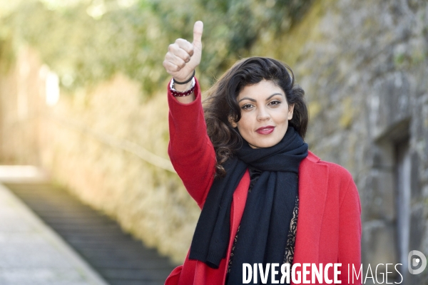Nawel Madani, actrice humoriste et réalisatrice de son film, C EST TOUT POUR MOI.