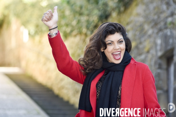 Nawel Madani, actrice humoriste et réalisatrice de son film, C EST TOUT POUR MOI.