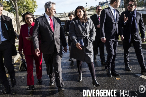 Conference de presse d Anne Hidalgo