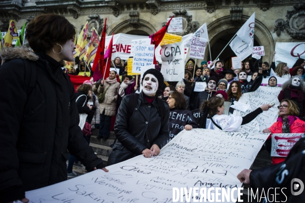 Manifestation contre les violences faites aux femmes.