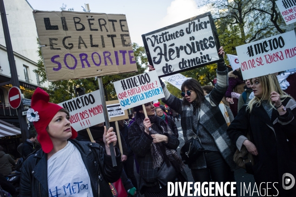 Manifestation contre les violences faites aux femmes.