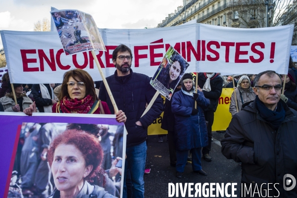 Manifestation contre les violences faites aux femmes.