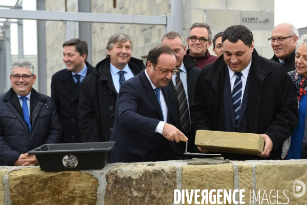 Déplacement de François Hollande en Corrèze.