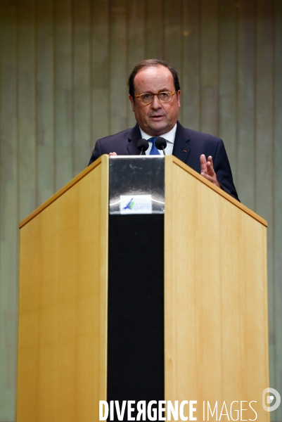 Déplacement de François Hollande en Corrèze.