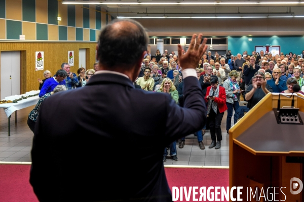 Déplacement de François Hollande en Corrèze.