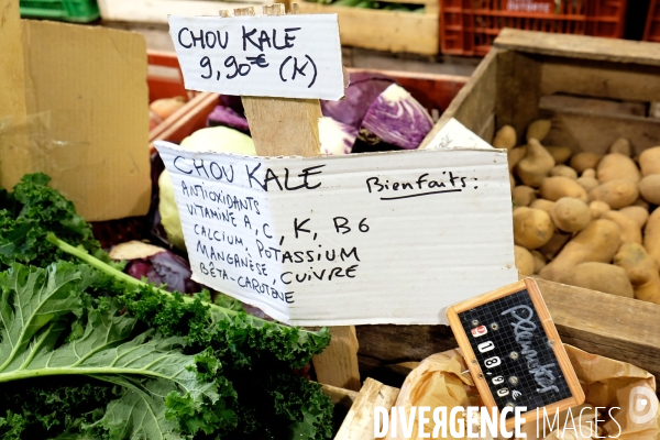 Alimentation saine.Les bienfaits du chou kale