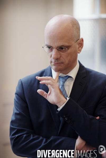 Jean Michel Blanquer et Sophie Cluzel au lycée professionnel Gustave Eiffel