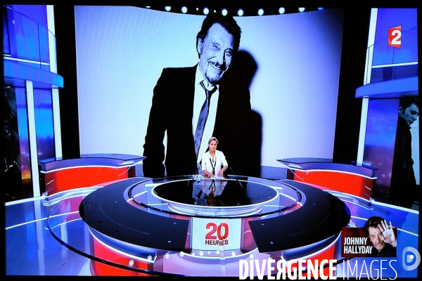 Mort de Johnny.Capture ecran tv