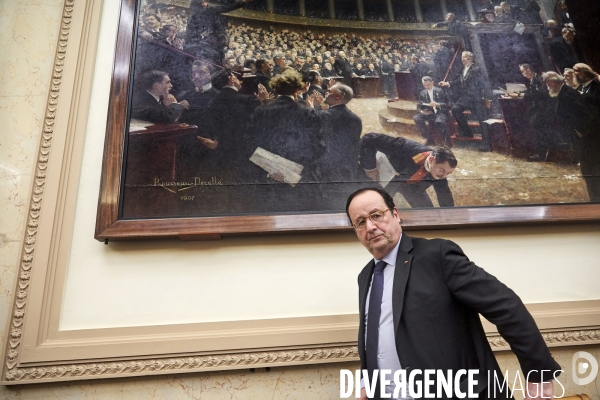 François Hollande au colloque Pierre Mauroy à l Assemblée Nationale