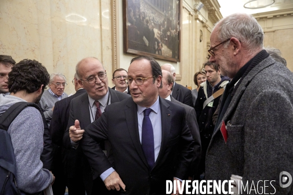 François Hollande au colloque Pierre Mauroy à l Assemblée Nationale
