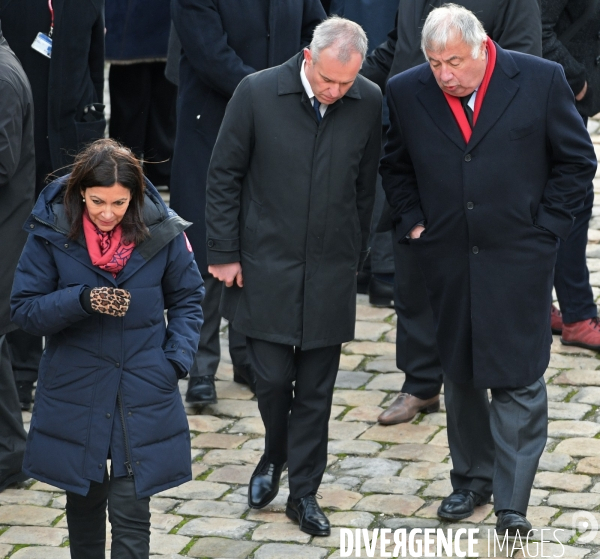 Anne Hidalgo François De Rugy Gerard Larcher