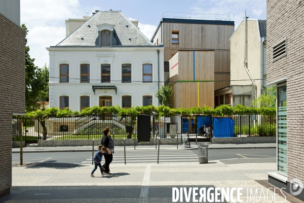 Des villes.Illustration..