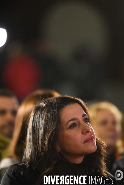 Catalogne. Meeting de Ciudadanos pour les élections provinciales.