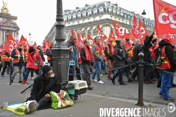 Manifestation nationale commerces et services / retrait des ordonnances Macron