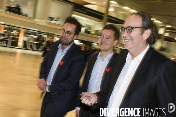 Gérald DARMANIN visite la Station F fondée par Xavier NIEL le PDG d Iliad.