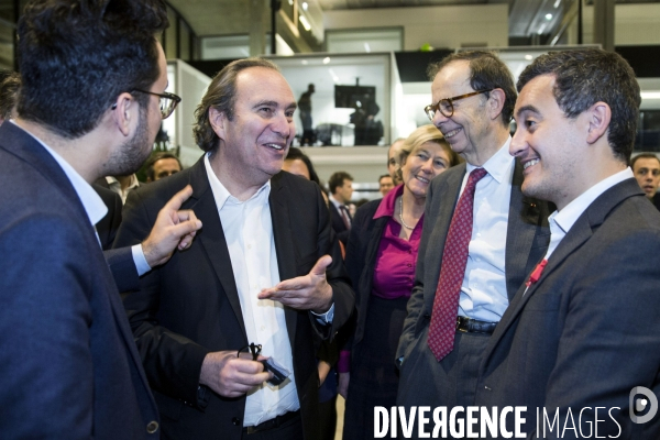 Gérald DARMANIN visite la Station F fondée par Xavier NIEL le PDG d Iliad.