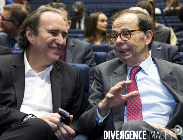 Gérald DARMANIN visite la Station F fondée par Xavier NIEL le PDG d Iliad.