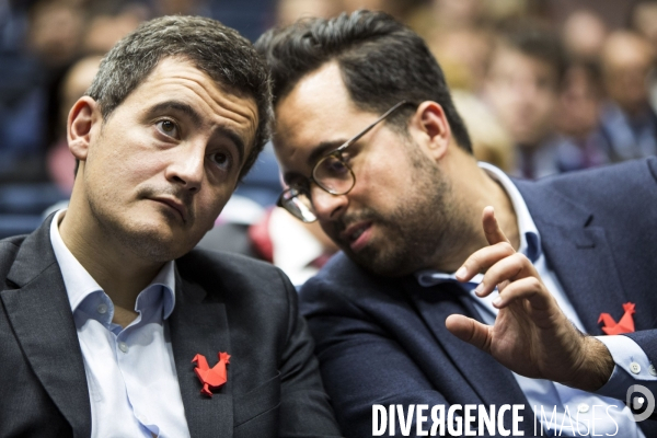 Gérald DARMANIN visite la Station F fondée par Xavier NIEL le PDG d Iliad.