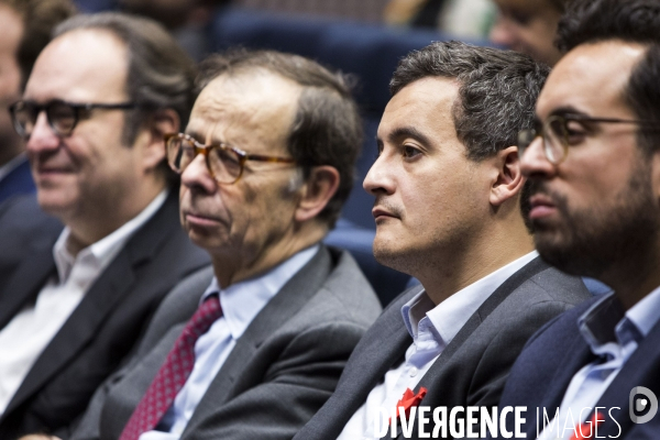 Gérald DARMANIN visite la Station F fondée par Xavier NIEL le PDG d Iliad.