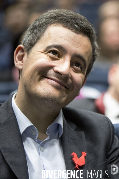 Gérald DARMANIN visite la Station F fondée par Xavier NIEL le PDG d Iliad.