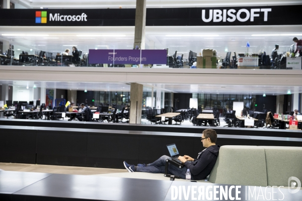 La Station F, le plus grand incubateur de start-up au monde.