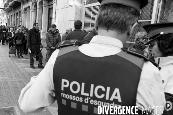 Catalogne. Election des députés au parlement.