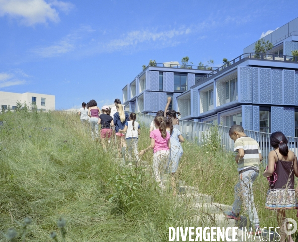 Réalisation architecturale innovante d un groupe scolaire à Boulogne-Billancourt